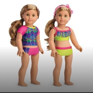 NIB American Girl NEW Lea’s Mix and Match Swim Set
